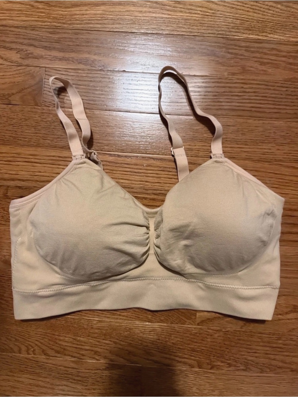 Kindred Bravely Nude/Beige Wireless Pumping and Nursing Bra size L